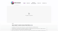 Desktop Screenshot of newoceanprinters.com